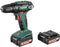 Metabo BS 14.4 - Accuboormachine - 2 Li-Ion accu's 2,0 Ah - 20 Nm (2 stuks)
