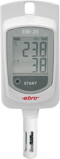ebro EBI 25-TH Multidatalogger Te meten grootheid: Temperatuur, Luchtvochtigheid -30 tot 60 °C 0 tot 100 % Hrel