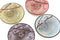 Sushi-set DKD Home Decor 34 x 34 x 6,5 cm Boomstructuur Multicolour Keramiek Orientaals (12 Stuks)