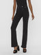 VERO MODA VMSAGA HR S FLARED JEANS - Flared pijpen - Hoge waist - Zwart