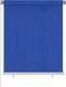 vidaXL - Rolgordijn - voor - buiten - 120x140 - cm - HDPE - blauw