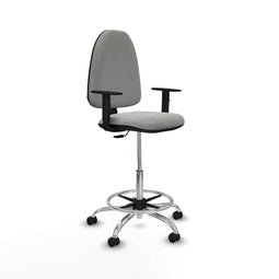 Piqueras y Crespo B1D05RF - Bureaustoel - Hoogteverstelbaar met armleuning - Lichtgrijs