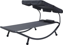 TERNO - Strandstoel - Donkergrijs - Polyester