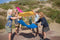 BS Eekhoorn Parachutes - Vang & Werpspel - 2 tot 20 Spelers - Vanaf 4 jaar - Buitenspeelgoed - Actief Spel - Strandspeelgoed