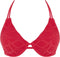 Freya SUNDANCE - UW Halter Bikini Top - Gehaakt ontwerp - Rood - Maat 65D