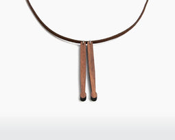 Houten Ketting – Drumstokken – Walnoot