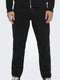 ONLY & SONS ONSAVI BEAM TAP BLACK 2962 - Jeans - Tapered fit - High waist - Maat W36 x L34