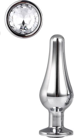 Dream Toys - Gleaming Love Silver Pleasure Plug - S