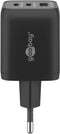 Goobay 64753 - Oplader - 2x USB-Type-C - Snel opladen - Zwart
