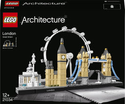 LEGO Architecture - 21034 - Londense skyline met National Gallery London Eye Big Ben Tower Bridge - (468 stuks)