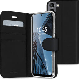 Accezz Wallet Softcase Bookcase - Samsung Galaxy S21 FE - 3 pashouders - Zwart