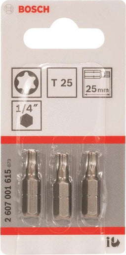 Bosch Extra Hard - Schroefbits T25 - 25 mm (1 stuk)