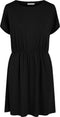 Pieces PCPETRINE SS DRESS NOOS - Dames Jurk - Viscose-mix met elastiek in taille - Maat S