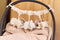 Jollein Voetenzak - Autostoel & Kinderwagen - 3/5 punts gordel - Milky Coffee - 42x82cm
