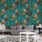 DUTCH WALLCOVERINGS Behang aap groen 12402