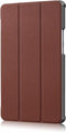 3-Vouw sleepcover hoes - Geschikt voor Huawei MediaPad M5 8.4 inch - bruin