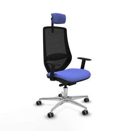 Bureaustoel Piqueras y Crespo D086G2W Licht Blauw