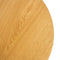 Liviza Bijzettafel Cuarto - Eiken - Rond Bruin - 52 cm , 45 cm , 45 cm