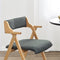 SoBuy FST98-SG - Opvouwbare Eetkamerstoel - Ergonomisch ontwerp - Donkergrijs