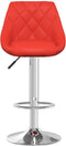 vidaXL - Barstoelen - 2 - st - kunstleer - rood