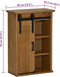 vidaXL - Hangkast - HALDEN - met - schuifdeur - 49x22,5x70 - cm - grenenhout