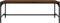 vidaXL - Salontafel - 80x50x35 - cm - bewerkt - hout - bruin - eikenkleur