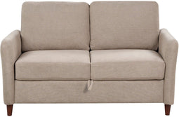 MARE - Tweezitsbank met opbergruimte - Taupe - Corduroy