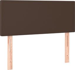 vidaXL - Hoofdbord - 80x5x78/88 - cm - kunstleer - bruin