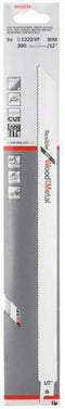 Bosch S 1222 VF - Reciprozaagblad - Flexibel voor Hout en Metaal (5 st)