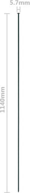 vidaXL - Schuttingset - 99,6x79,8 - cm - groen
