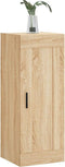 vidaXL - Wandkast - 34,5x34x90 - cm - bewerkt - hout - sonoma - eikenkleurig