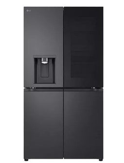 LG CraftIce InstaView GMG96CRAFT - Amerikaanse stijl koel-vriescombinatie - Craft Ice - Essence Black Steel