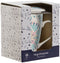 Kop met theefilter Home ESPRIT Blauw Wit Turkoois Mediterrane 340 ml (2 Stuks)
