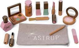 Houten Make-up Set met toilettas | By Astrup