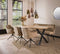 Eetkamerbank 180 cm pull - Champagne velours