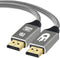 Drivv. DisplayPort 2.1 - Kabel - 16K 60Hz 8K 120Hz 4K 240Hz 80Gbps - Grijs