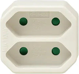 VB Extend Euro verdeelstekker - 2 voudig - wit