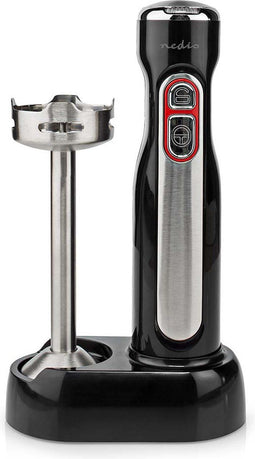 Nedis Staafmixer - 100 W - Snelheidsinstellingen: 1-Snelheid - Zilver / Zwart