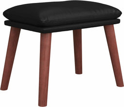 vidaXL - Voetenbank - 45x29,5x35 - cm - kunstleer - zwart