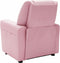 vidaXL - Kinderfauteuil - verstelbaar - kunstleer - roze