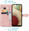 iMoshion Hoesje Geschikt voor Samsung Galaxy A12 Hoesje Met Pasjeshouder - iMoshion Mandala Bookcase - Roze