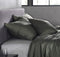 Zohome Kussensloop Satinado - Kussenhoes van 60x70 cm - Set van 2 stuks - 100% Katoen-Satijn - Groen