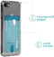 iMoshion Hoesje Geschikt voor iPhone SE (2022) / SE (2020) / 8 / 7 Hoesje Met Pasjeshouder - iMoshion Softcase Backcover met pashouder - Transparant