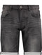 Cars Jeans Seatle - Heren Jeans Short - Zachte elastische denim - Black Used - Maat XXL