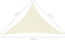 vidaXL - Zonnezeil - 160 - g/m² - 3,5x3,5x4,9 - m - HDPE - crèmekleurig