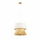 Plafondlamp DKD Home Decor Polyester Bamboe (40 x 40 x 39 cm)