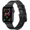Echt lederen bandje voor de Apple Watch Series 1-9 / SE - 38/40/41 mm - Zwart