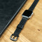 Echt lederen bandje voor de Apple Watch Series 1-9 / SE - 38/40/41 mm - Zwart