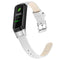 Echt lederen bandje voor de Samsung Galaxy Fit - Wit
