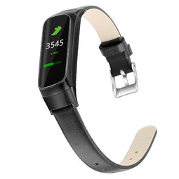 Echt lederen bandje voor de Samsung Galaxy Fit - Zwart